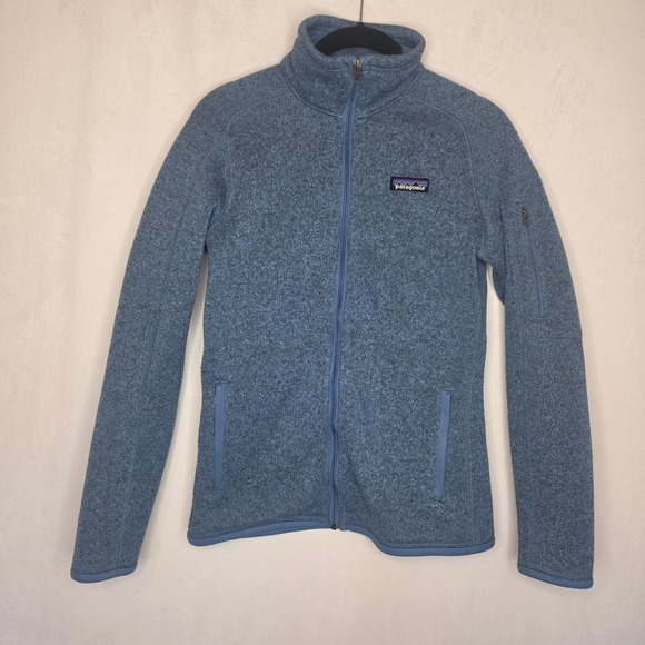 Patagonia Jackets & Blazers - Patagonia Better Sweater Full Zip Jacket Blue Heather Fleece XS 25542
